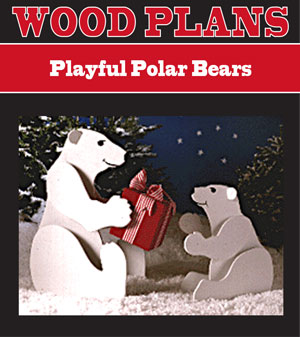 Playful Polar Bears Woodworking Plan